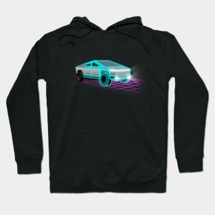 Retro 80s Electric Cyber Truck Hoodie